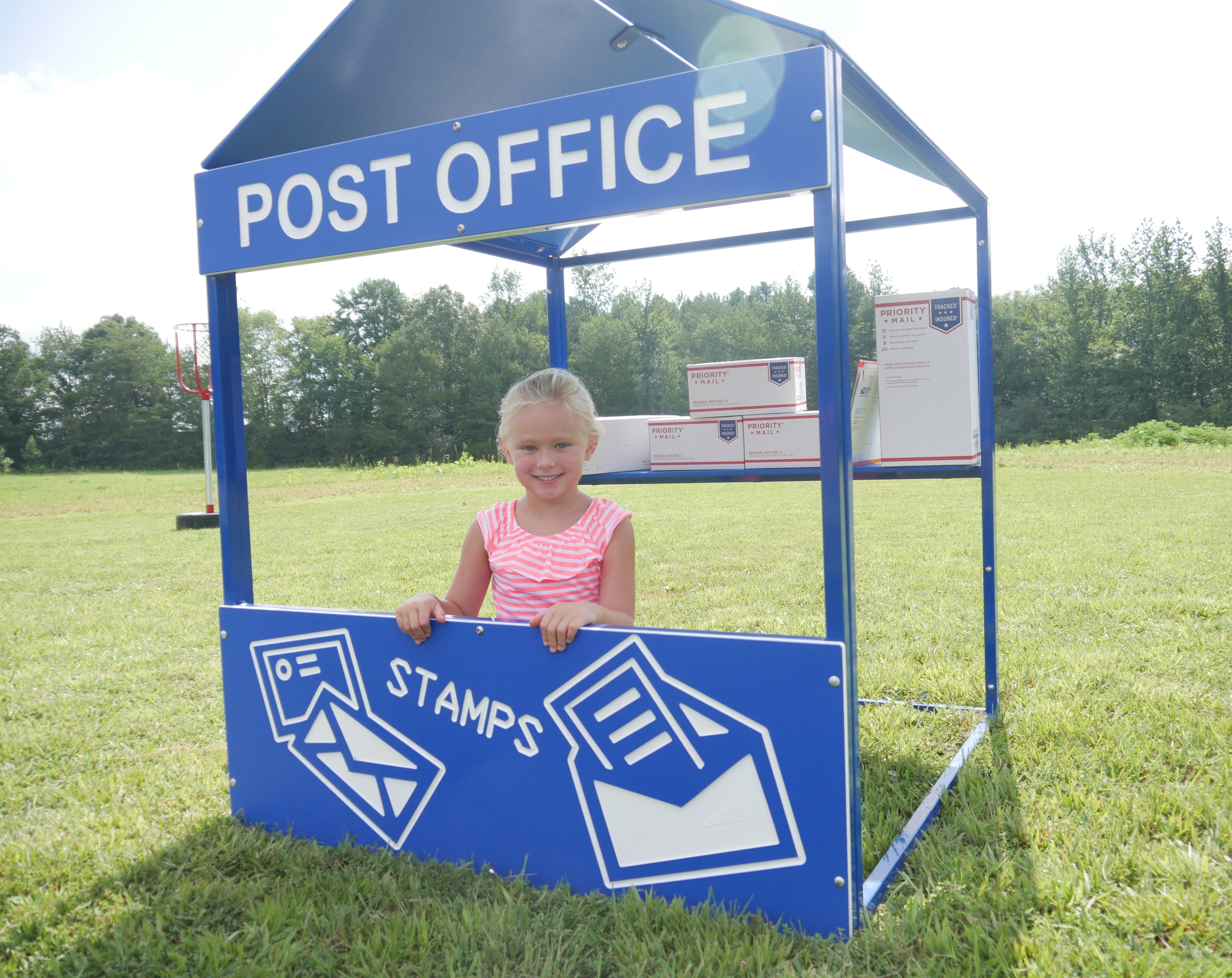 Infinity Playgrounds Post Office Playhouse SKU IP-7012