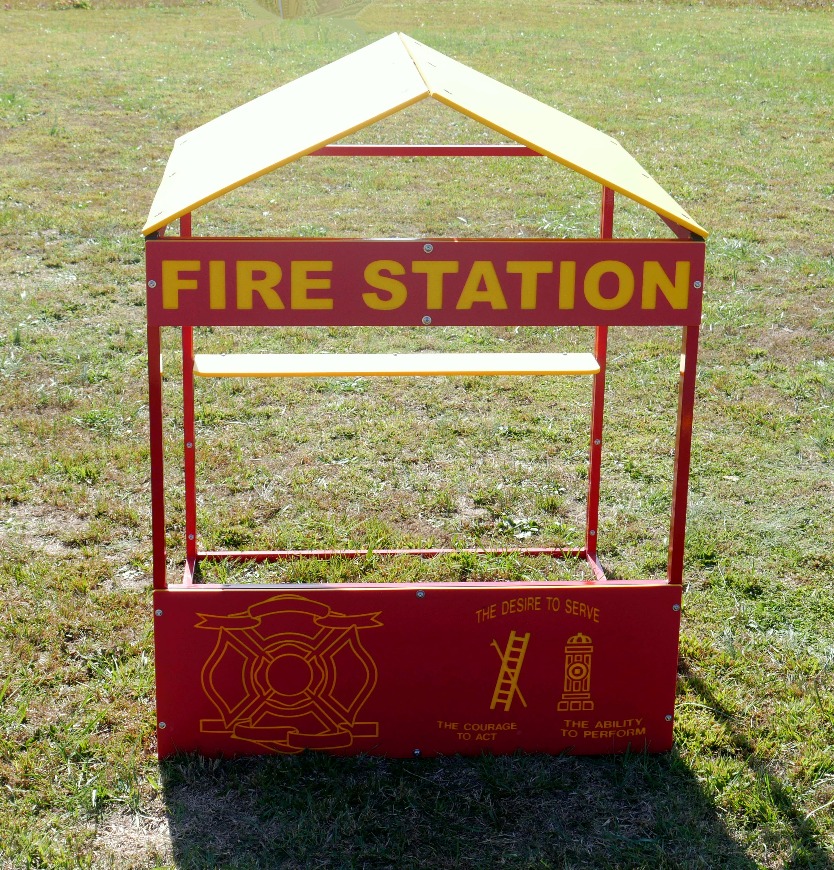 Infinity Playgrounds Fire Station Playhouse SKU IP-7016