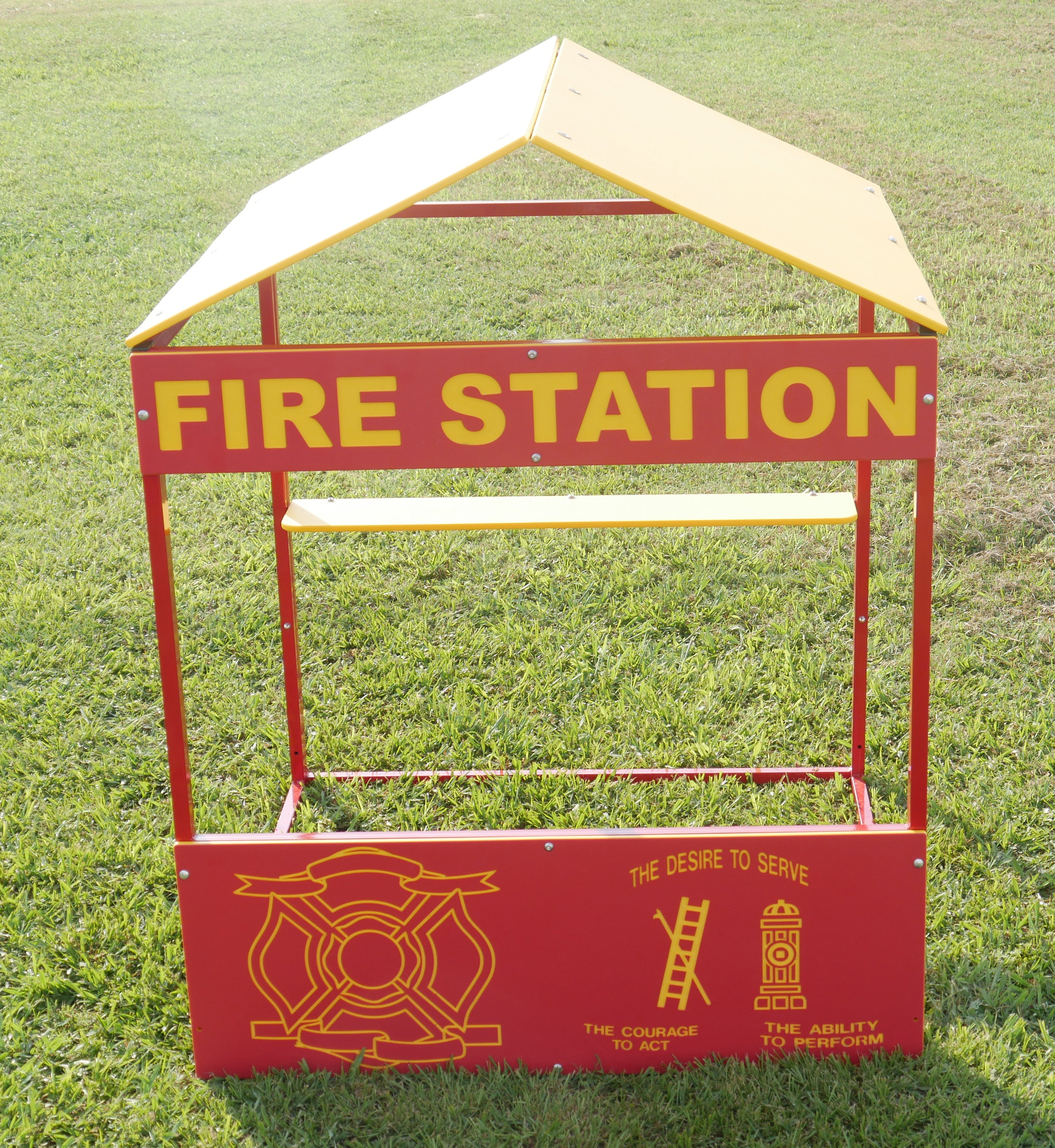 Infinity Playgrounds Fire Station Playhouse SKU IP-7016