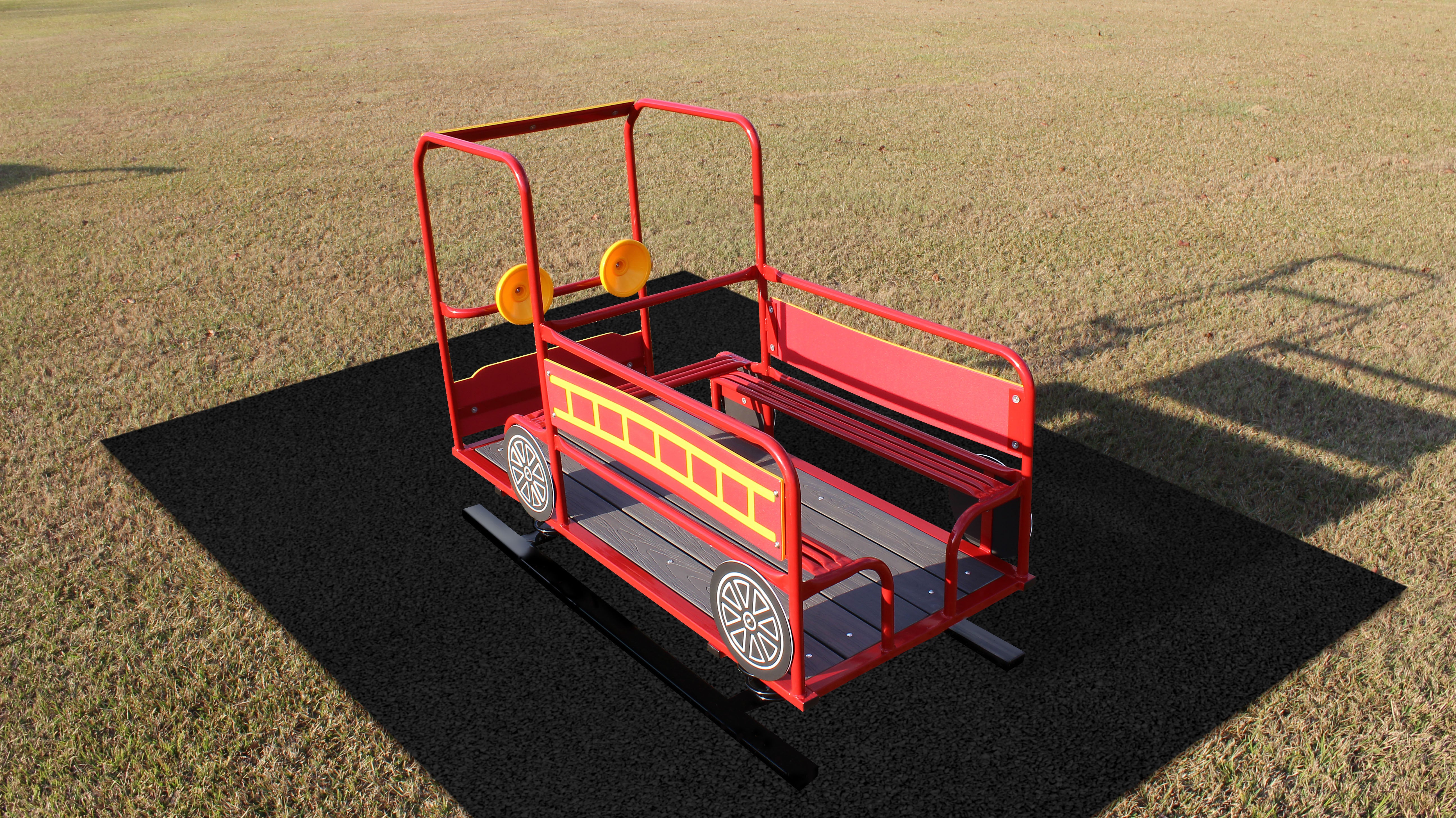 Infinity Playgrounds Fire Truck w/ Springs SKU IP-8002