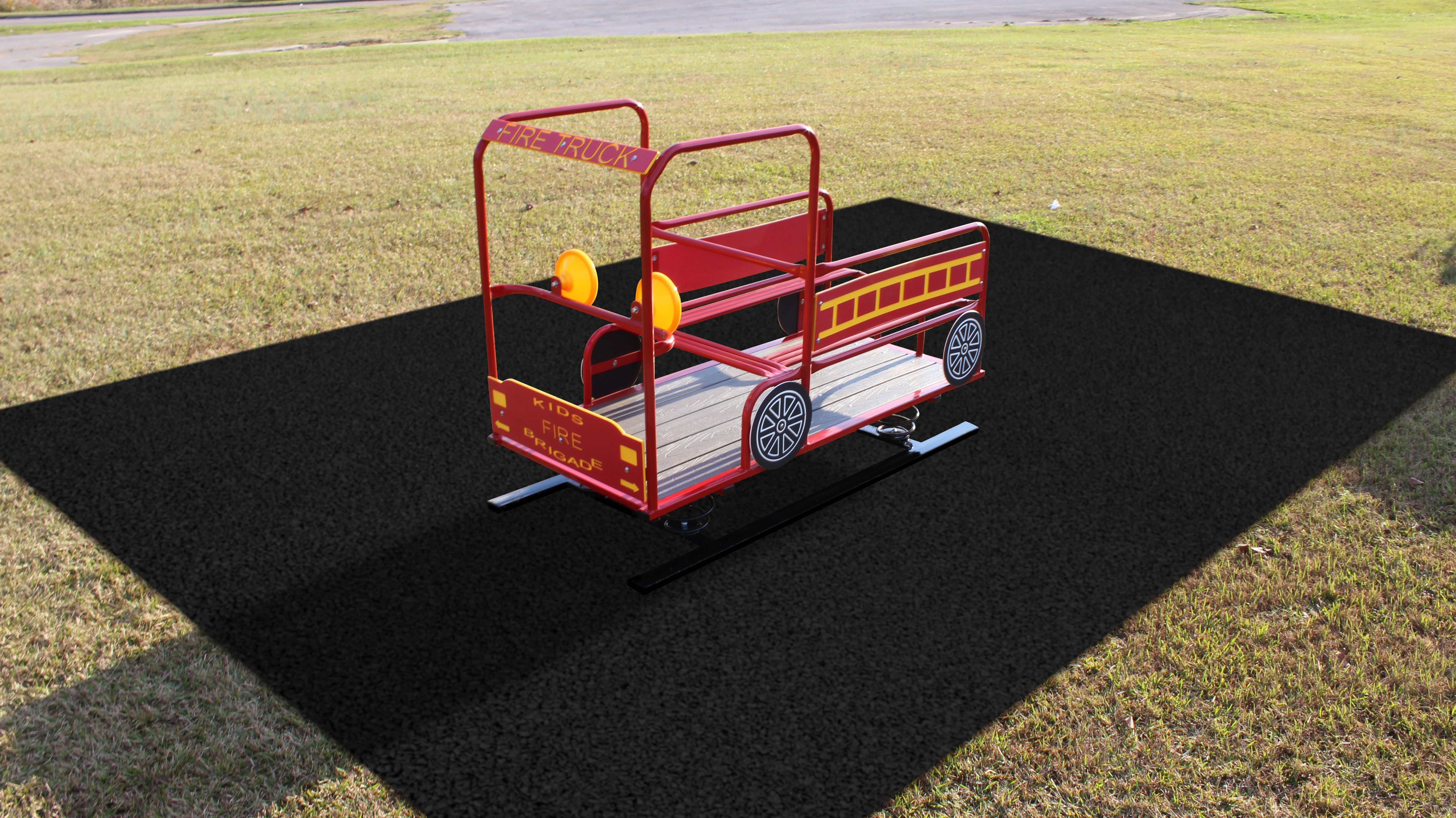 Infinity Playgrounds Fire Truck w/ Springs SKU IP-8002