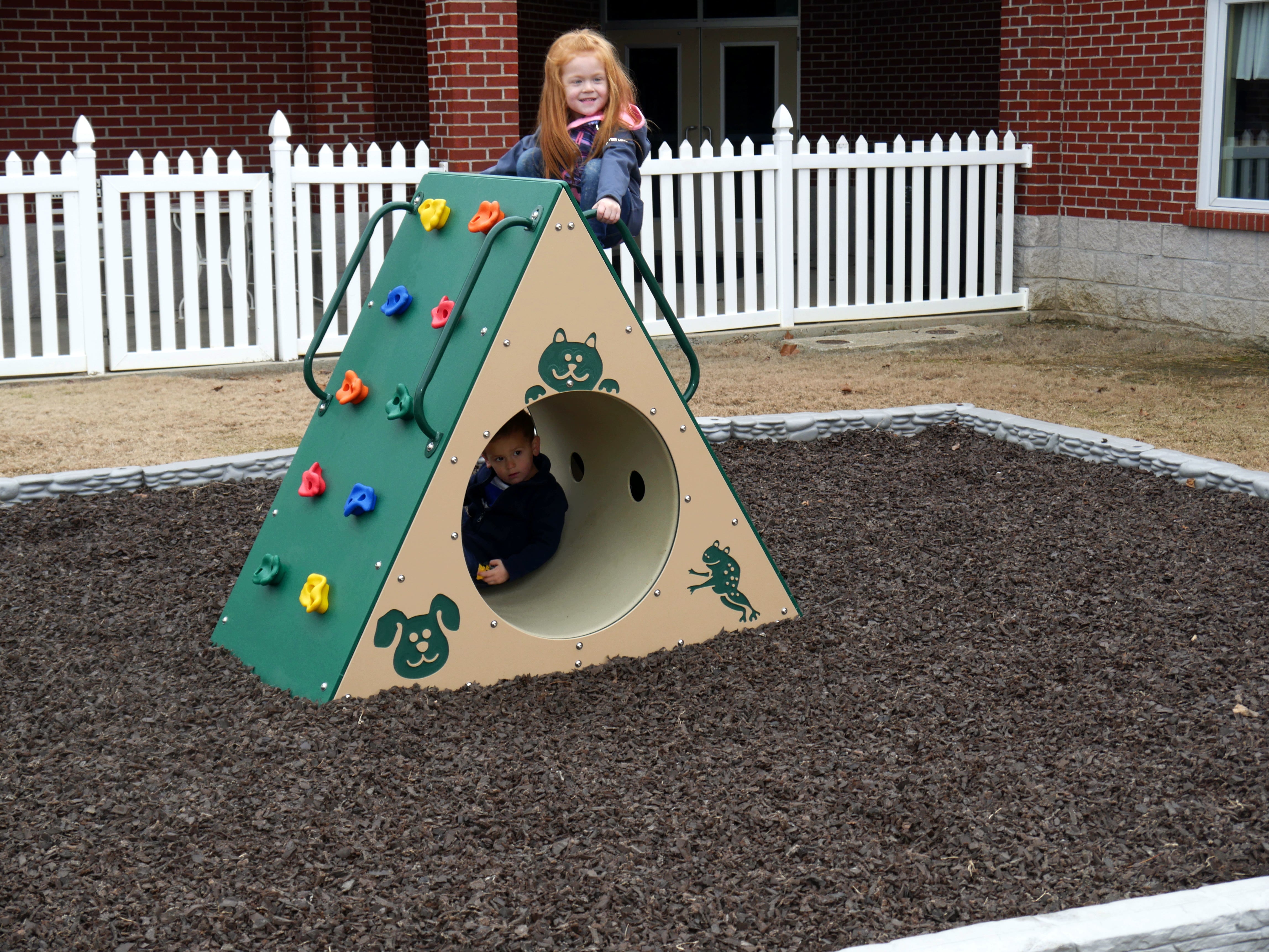 Infinity Playgrounds Climbing Wall w/ Tunnel SKU IP-8038