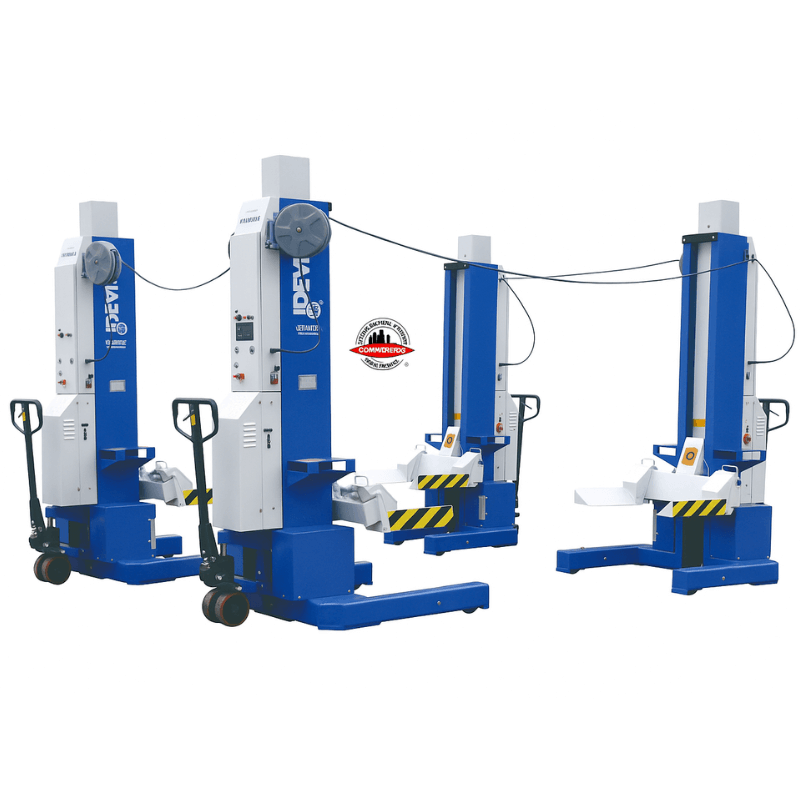 Ideal 18,000lb Mobile Column Lift, 4-Pack ALI Certified SKU MSC-18K-X-472