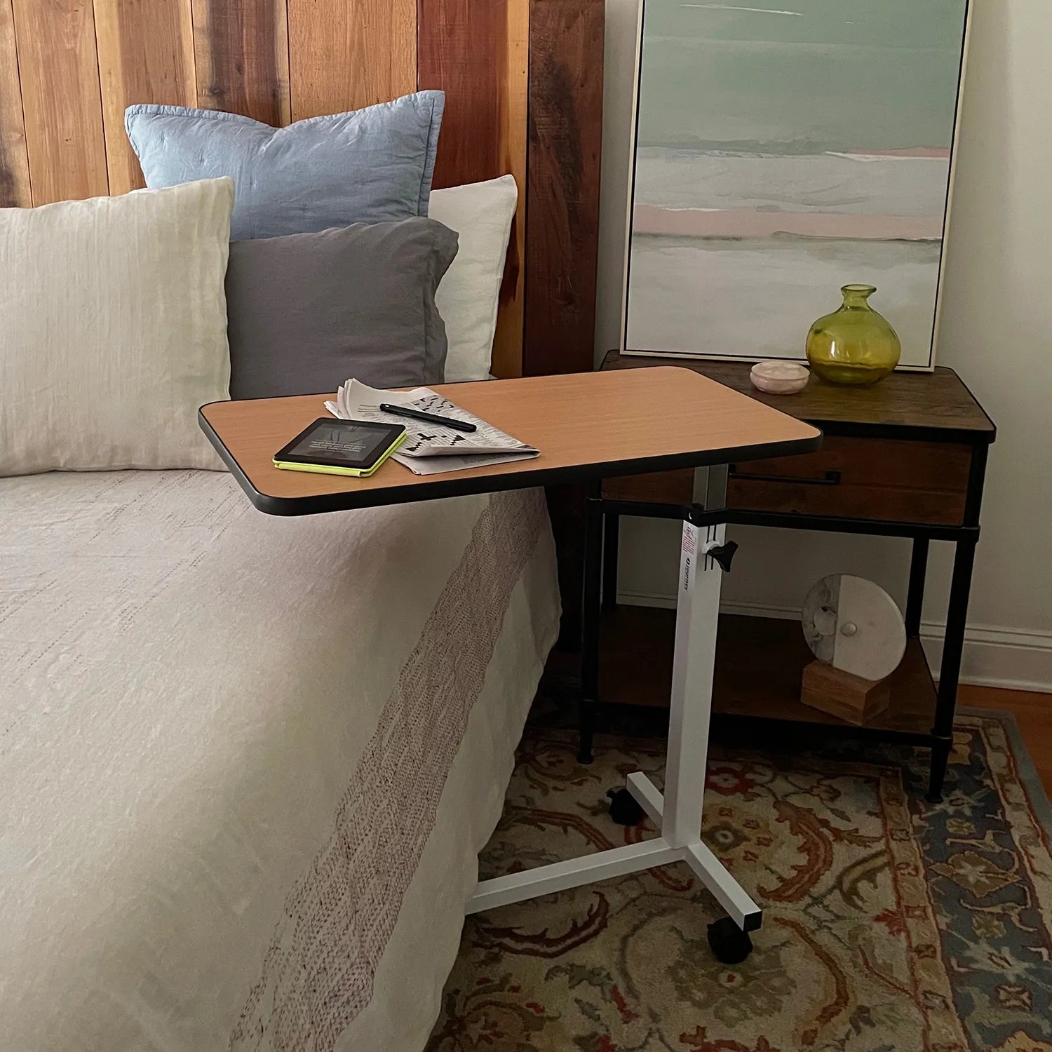 Journey Health & Lifestyle Adjustable Height Overbed Table SKU 08571