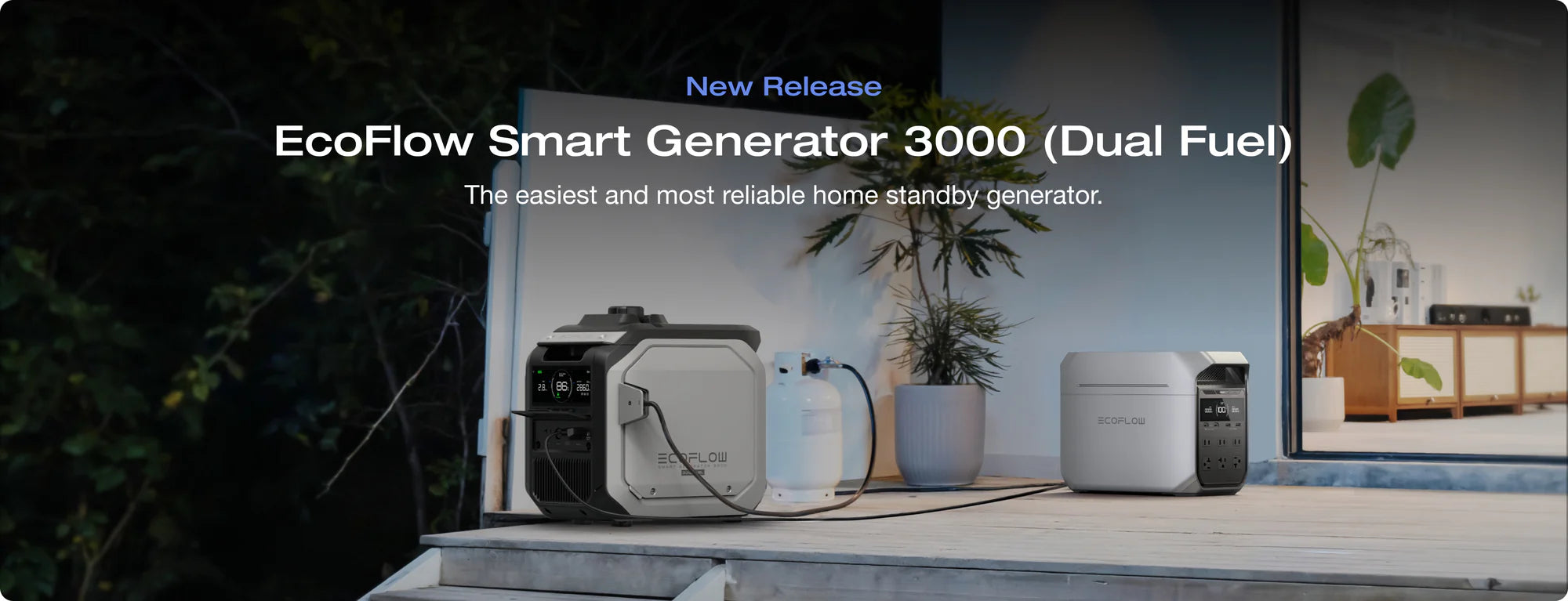 EcoFlow Smart Generator 3000 (Dual Fuel) SKU EFSG3000-US-EPA