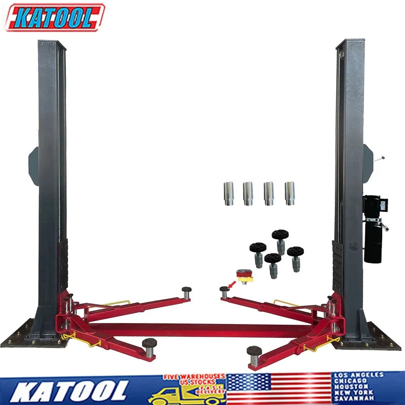 Katool 12,000lbs Two Post Lift Single Lock Release Auto Lift Car Lift SKU KT-H120D