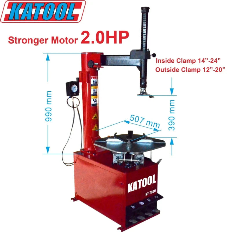 Katool Tire Changer & Wheel Balancer Combo SKU KT-T800+KT-B750