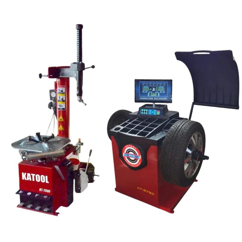 Katool Tire Changer & Wheel Balancer Combo SKU KT-T800+KT-B750