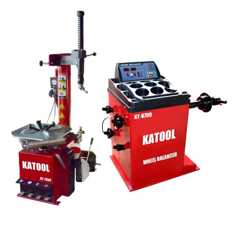 Katool Tire Changer & Wheel Balancer Combo SKU KT-T800+KT-B700