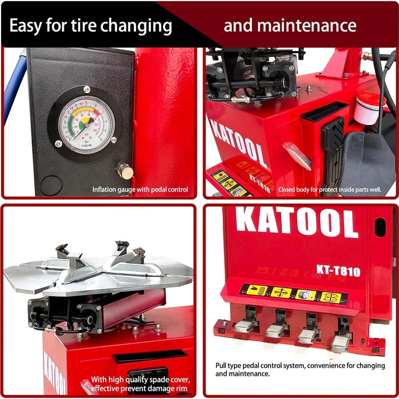 Katool Tire Changer & Wheel Balancer Combo SKU KT-T810+KT-B750