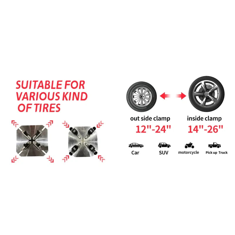 Katool Wheel Clamp Tire Changer Machine SKU KT-T830