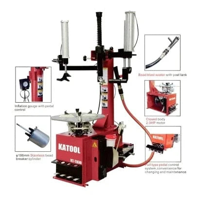 Katool Tire Changer & Wheel Balancer Combo SKU KT-T830+KT-B700