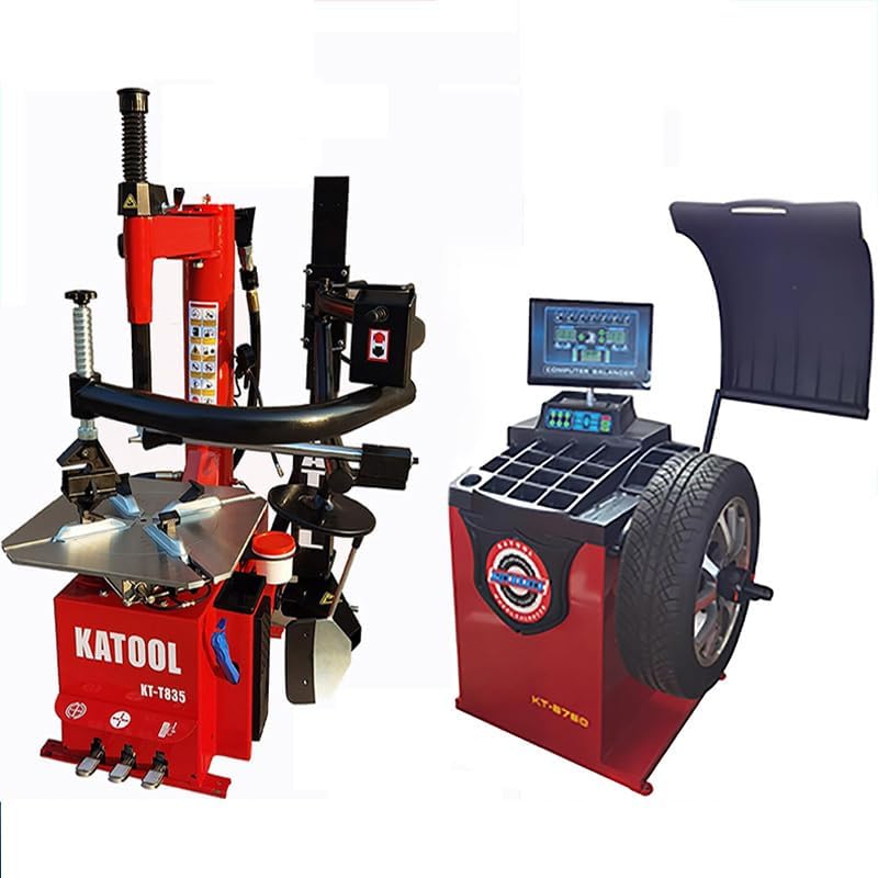 Katool Tire Changer & Wheel Balancer Combo SKU KT-T835+KT-B750