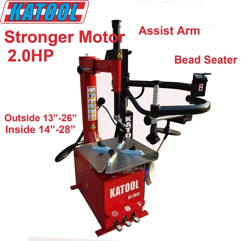 Katool Tire Changer & Wheel Balancer Combo SKU KT-T835+KT-B760