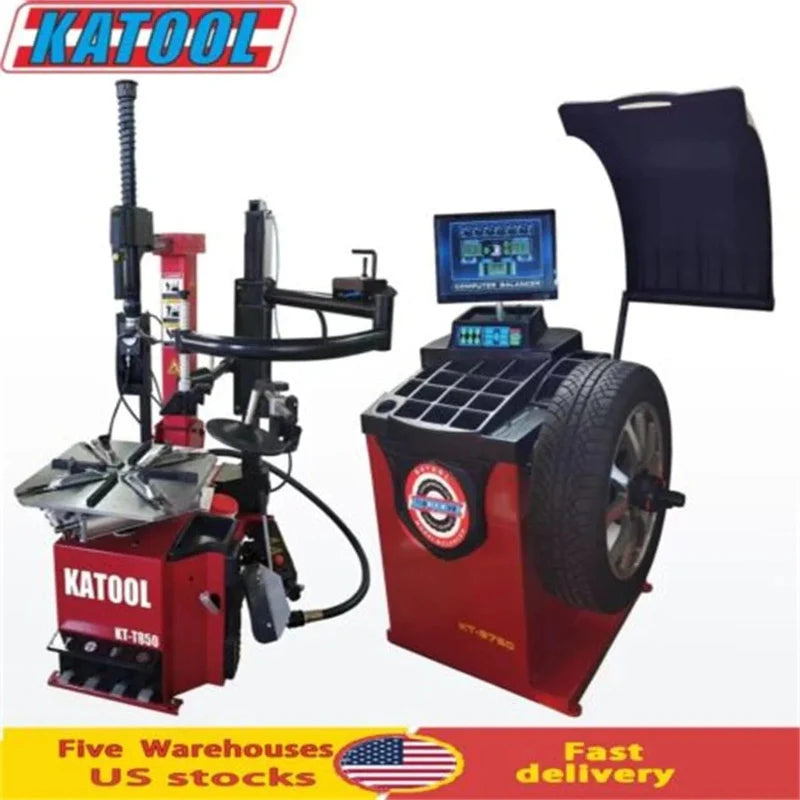 Katool Tire Changer & Wheel Balancer Combo SKU KT-T850+KT-B750
