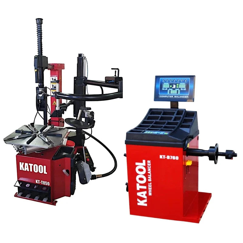 Katool Tire Changer & Wheel Balancer Combo SKU KT-T850+KT-B760