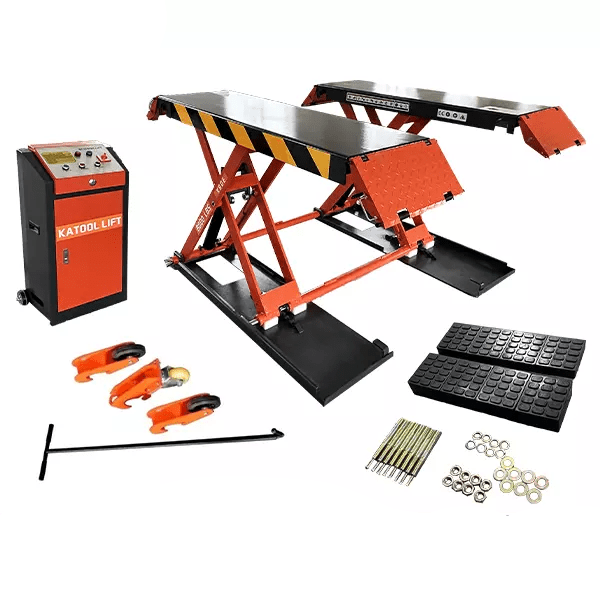 Katool 8,000 lbs Electric Mid Rise Scissor Lift SKU KT-X90E