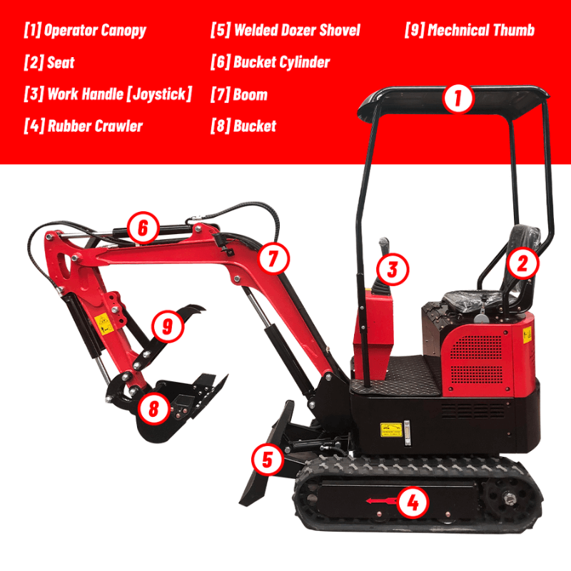 Katool Mini Excavator SKU KT-EX20