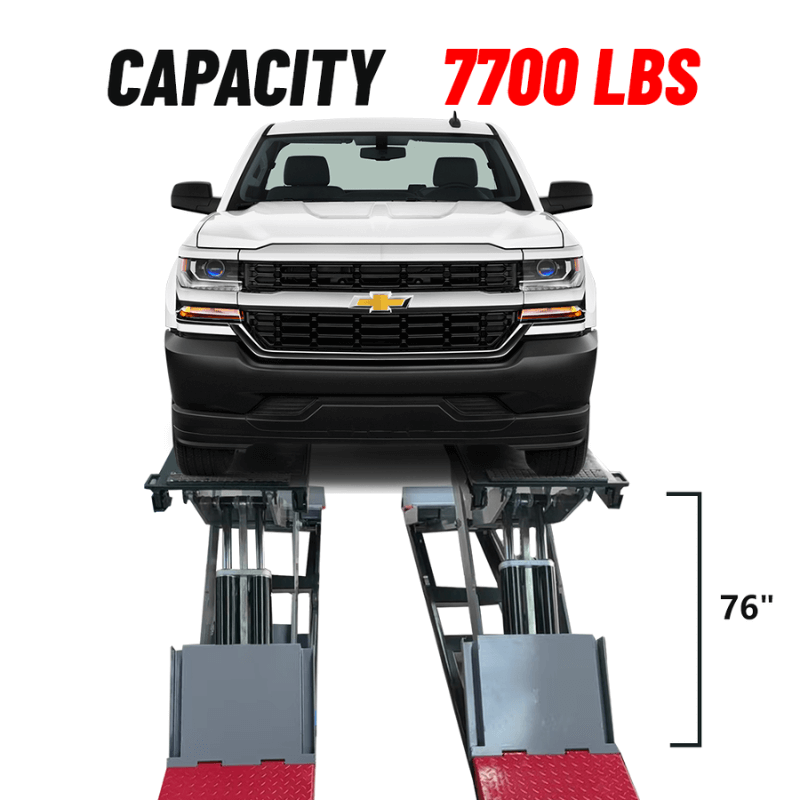 Katool 7700 lbs 76'' Full-rise Scissor Lift SKU KT-X99