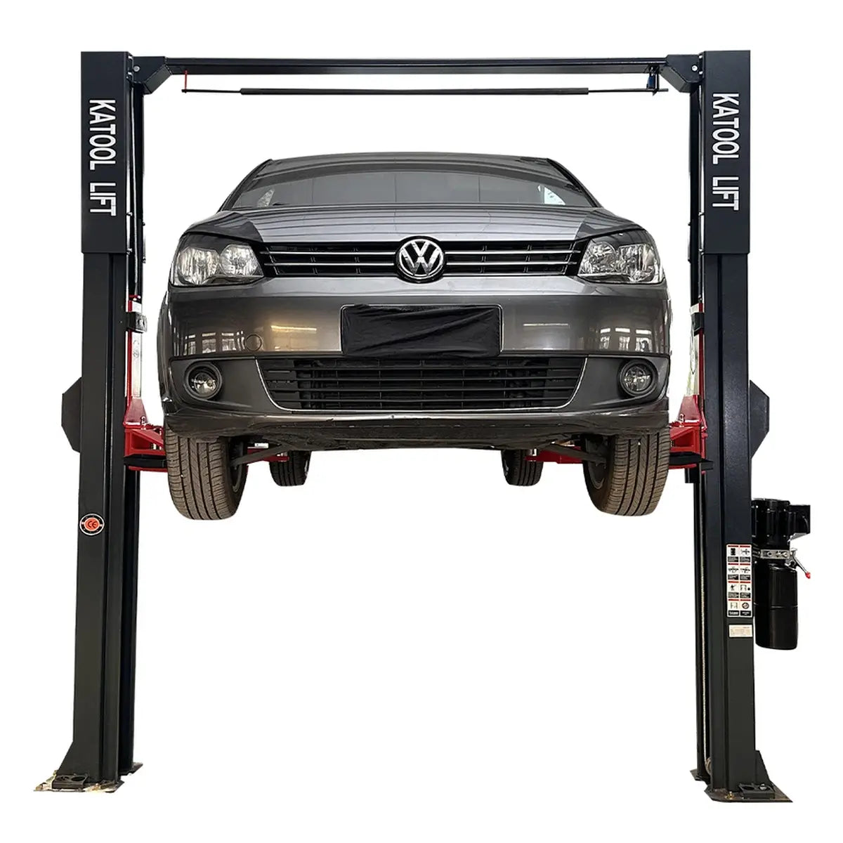 Katool 2 Post Vehicle Lift, 14,000lb Capacity Clear Floor SKU KT-M140XD