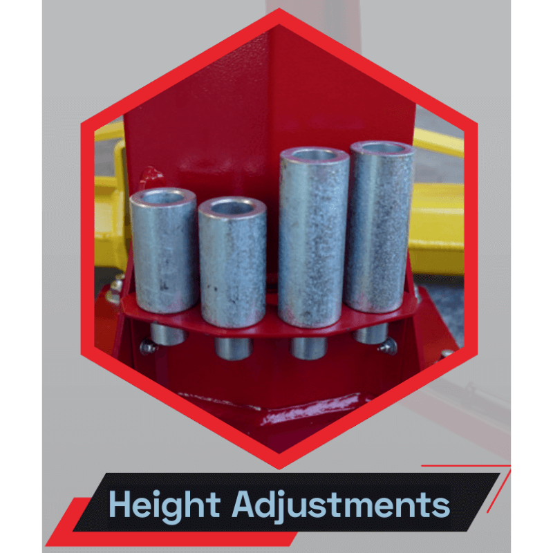 Krebs KB10 2 Post Lift, Adjustable Width, 10,000lb SKU 11800001