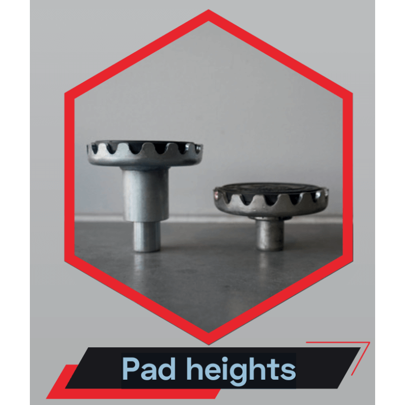 Krebs KB10 2 Post Lift, Adjustable Width, 10,000lb SKU 11800001