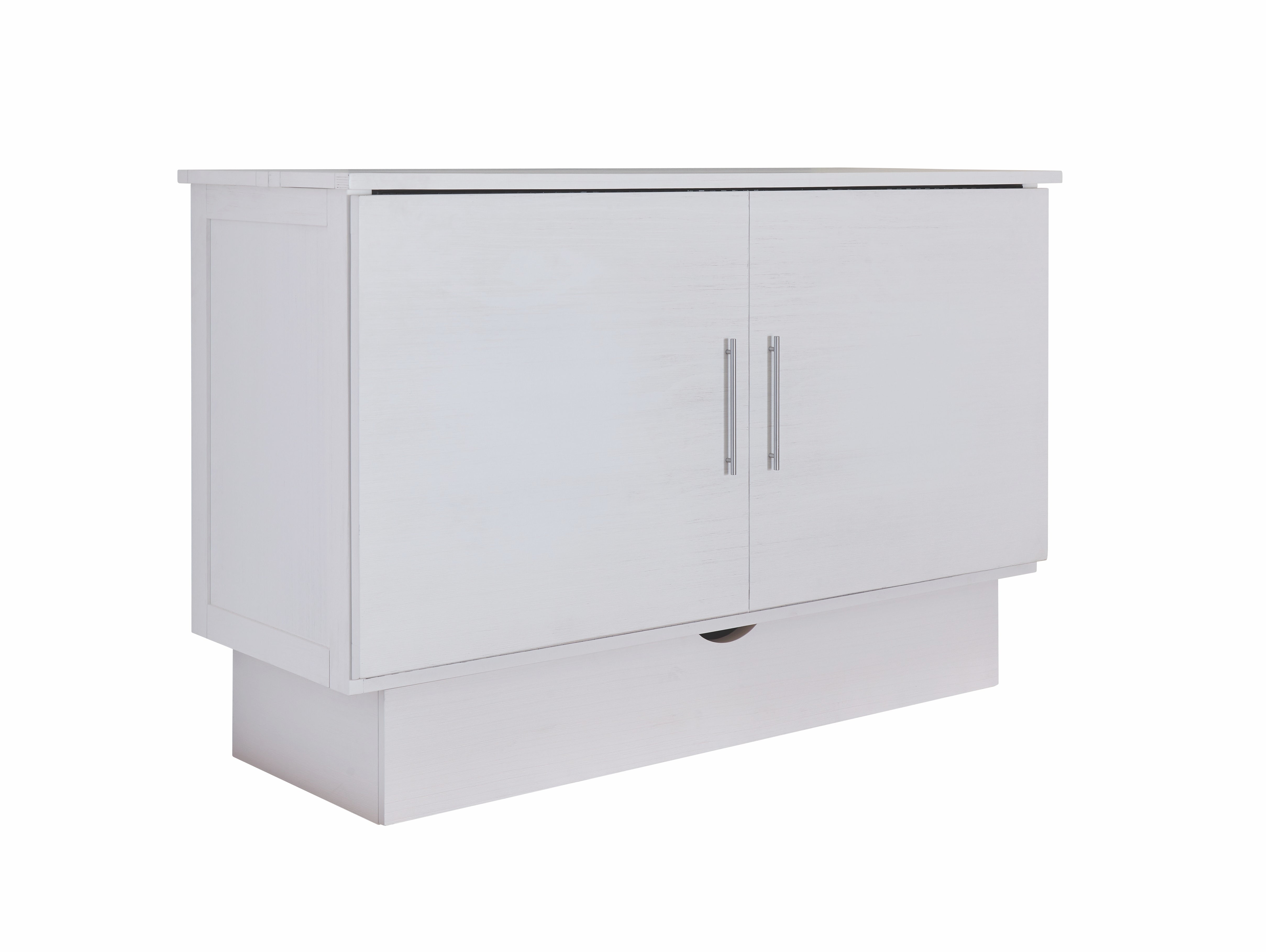 Arason Creden-ZzZ Madrid White Full Murphy Cabinet Bed SKU 502-10