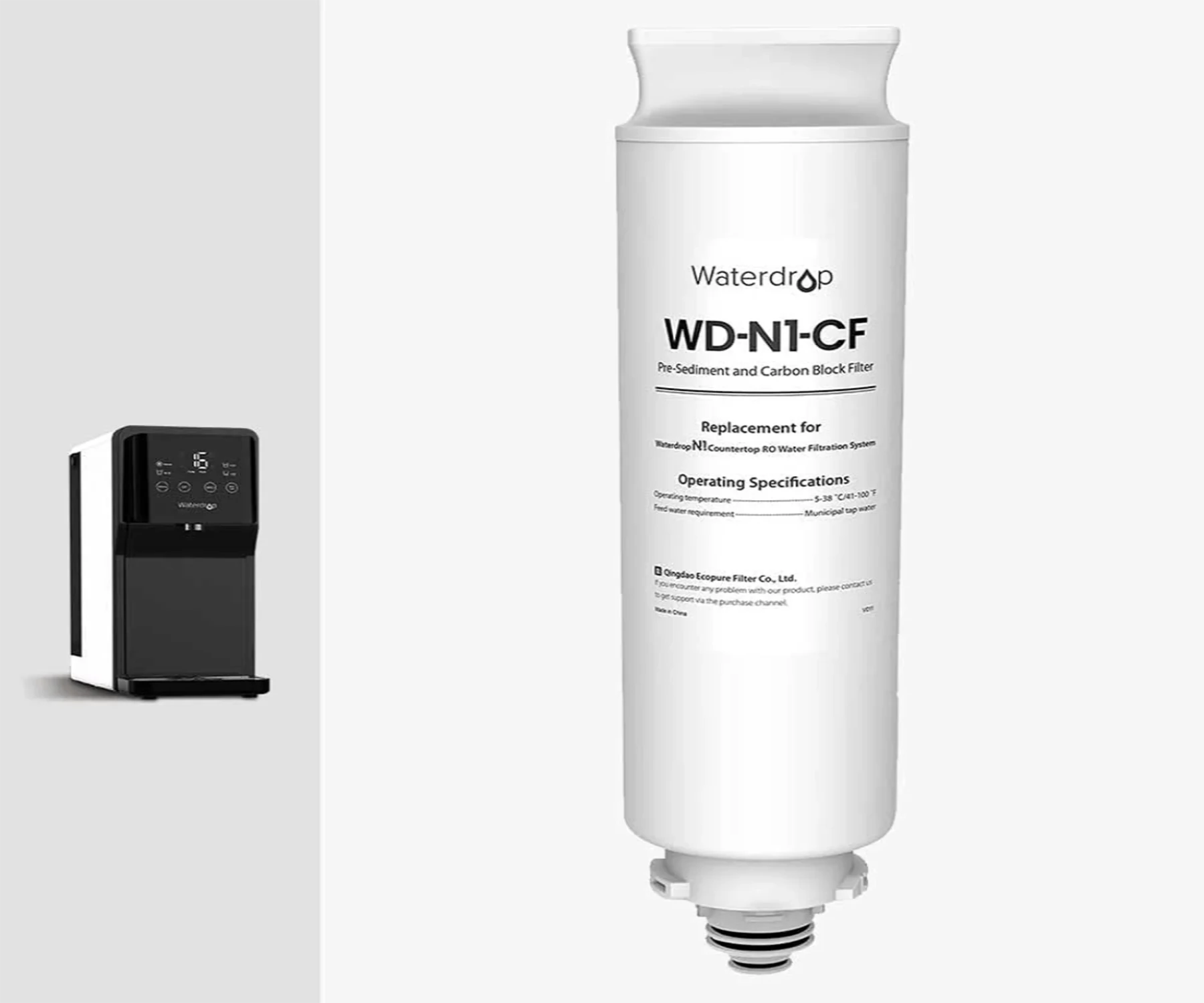 WaterDrop Replacement Filter SKU WD-N1-CF