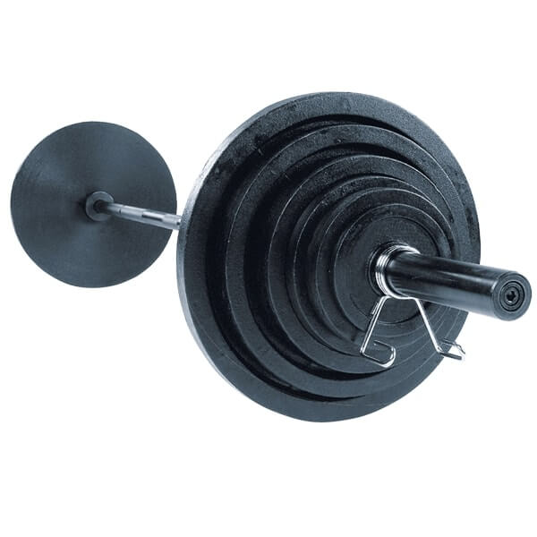 Body Solid Cast Iron Olympic Plate and Barbell Set SKU OSC