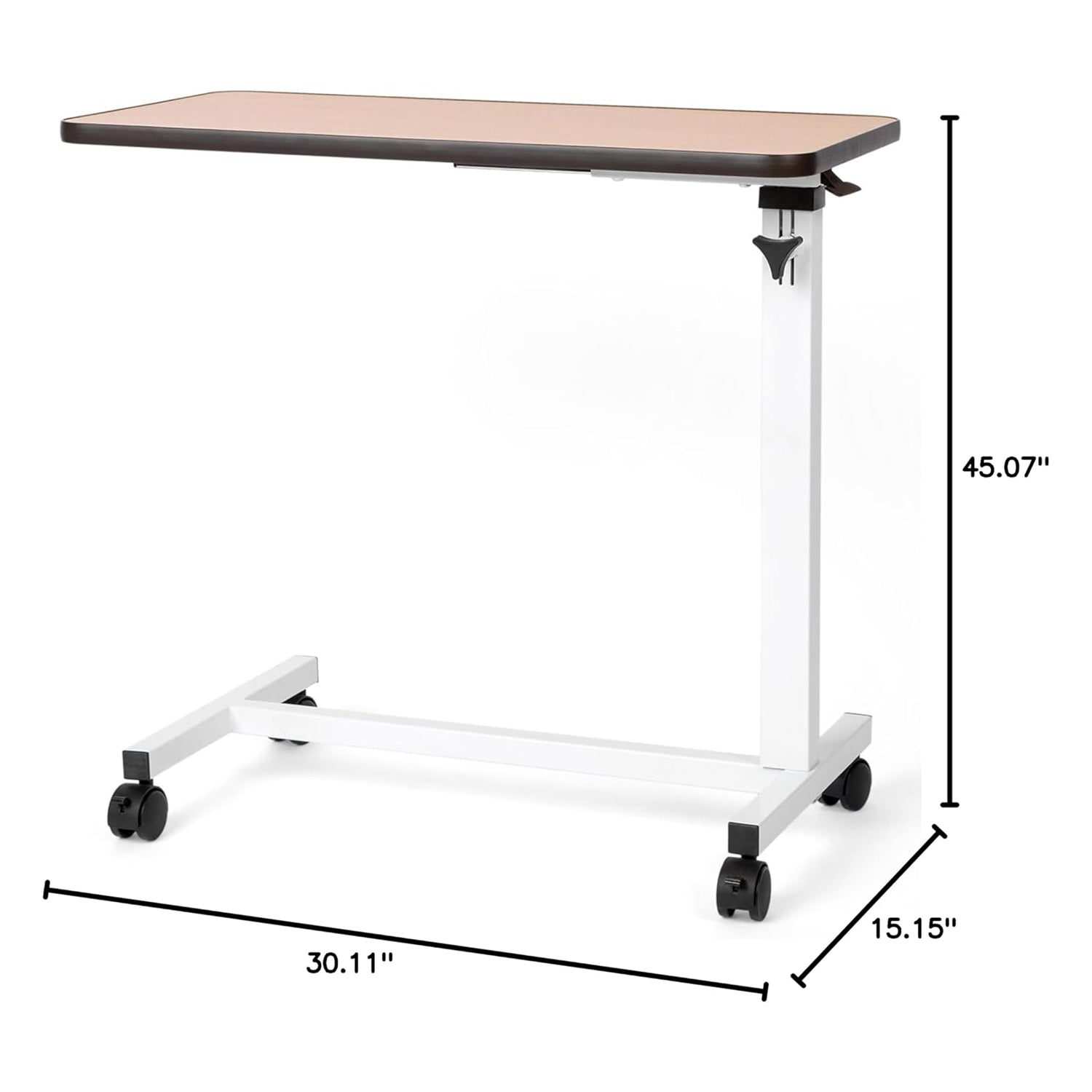 Journey Health & Lifestyle Adjustable Height Overbed Table SKU 08571