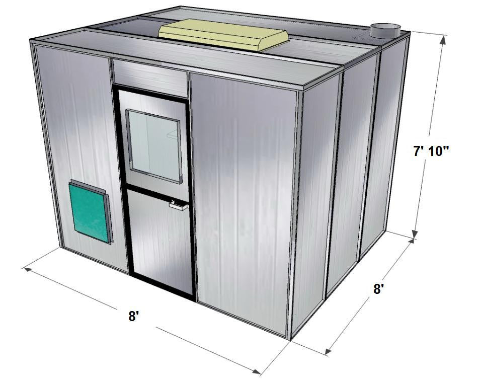 Merchant 1 Manufacturing Paint Booth Mixing Room SKU PBMR888