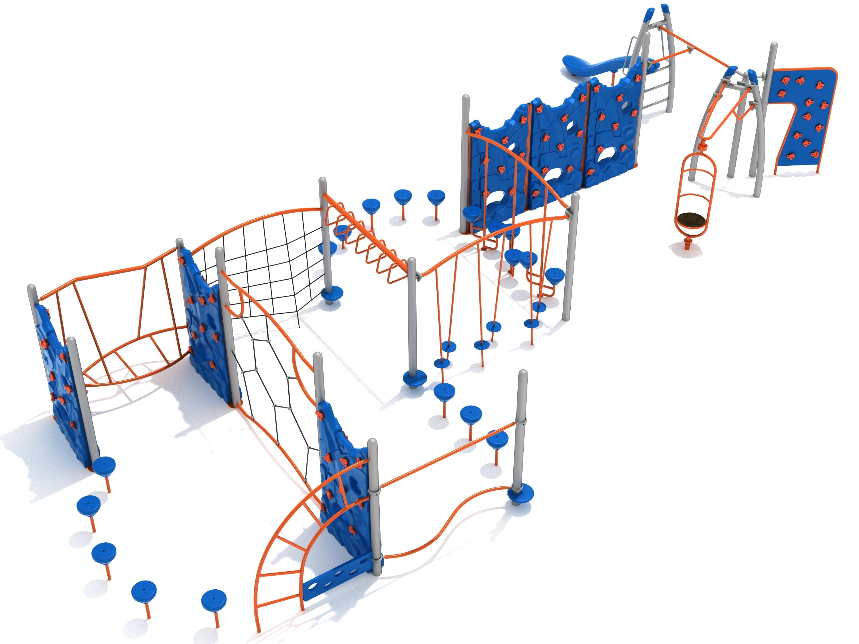 Playground Equipment Cedar Slope Fitness Course Playground SKU PGP023