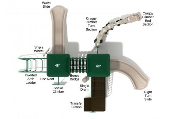 Playground Equipment Peak District SKU PKP020P