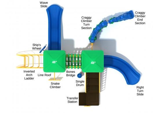 Playground Equipment Peak District SKU PKP020P