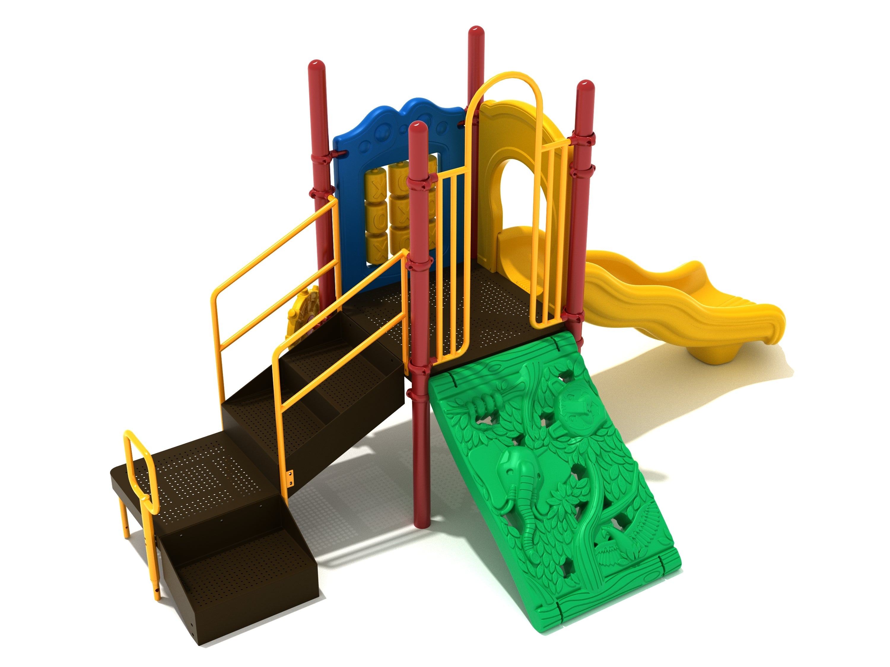 Playground Equipment Patriot's Point Climbing w/ Slide SKU PKP028P