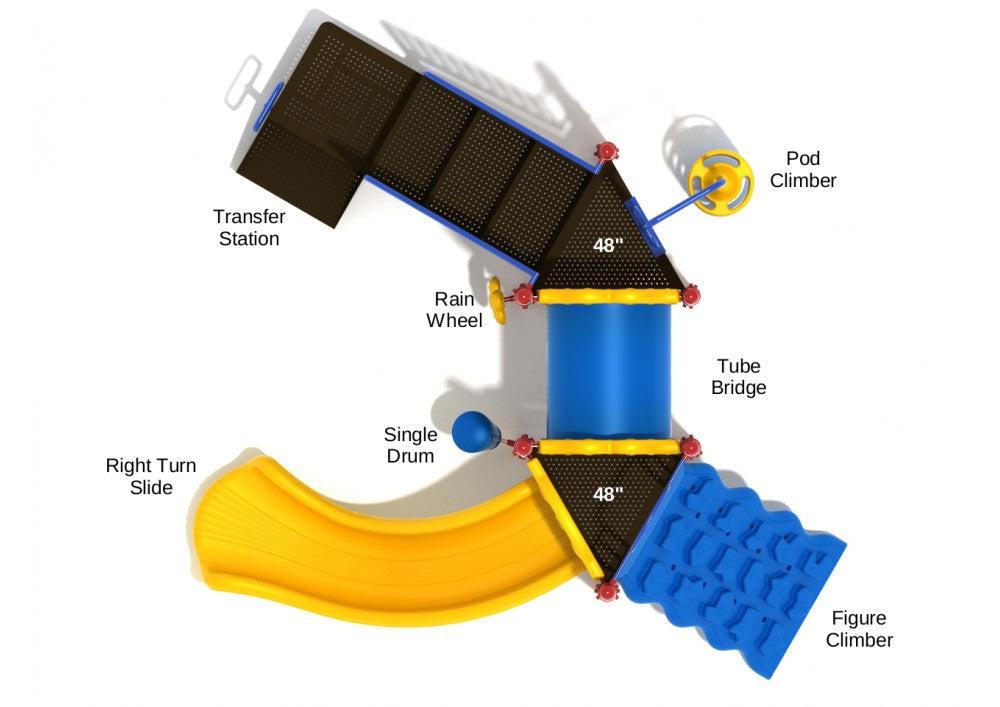 Playground Equipment Worthy Courage Playground SKU PKP030P