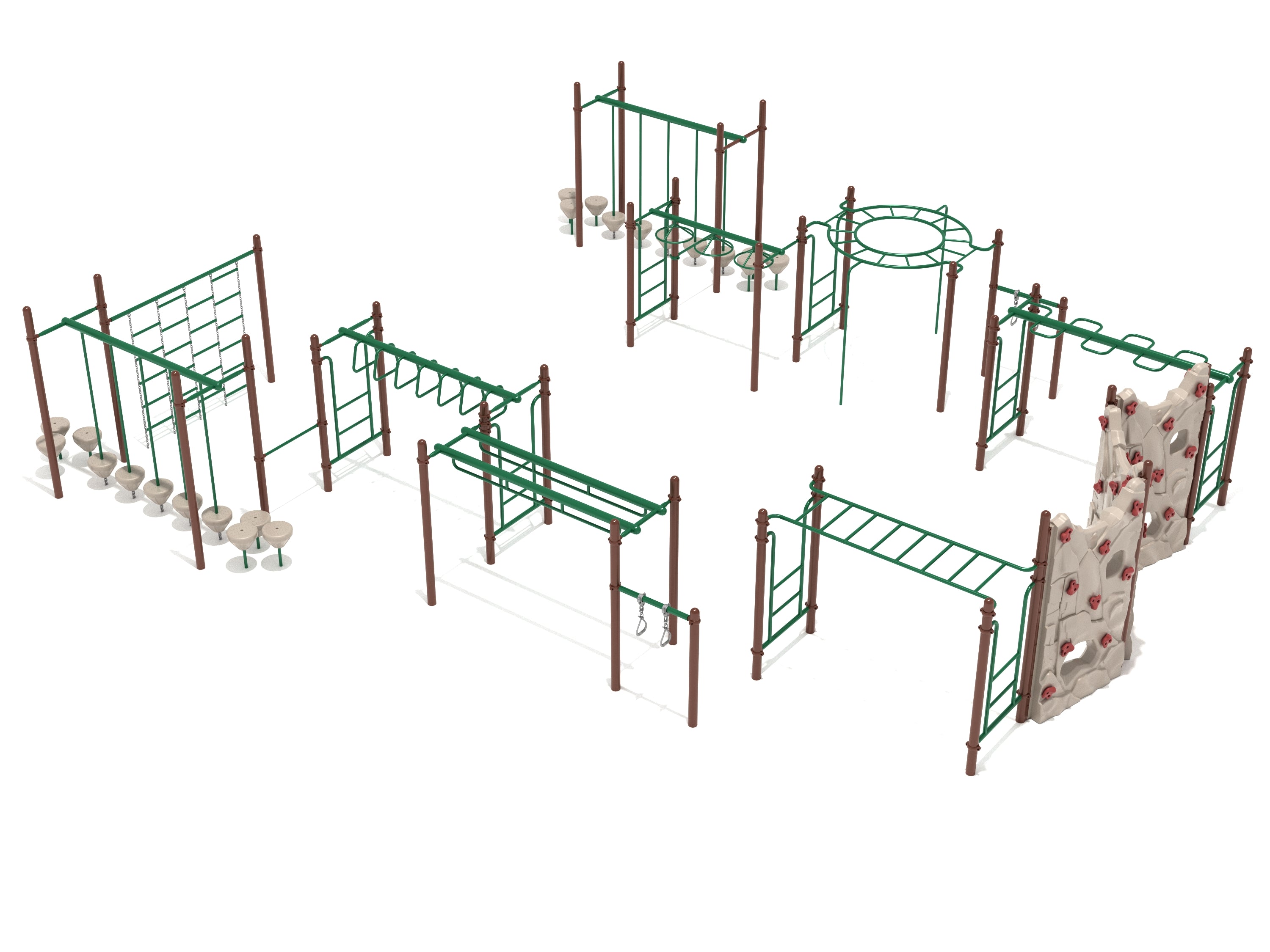 Playground Equipment Rotonda Fitness Course Playground SKU PKP238