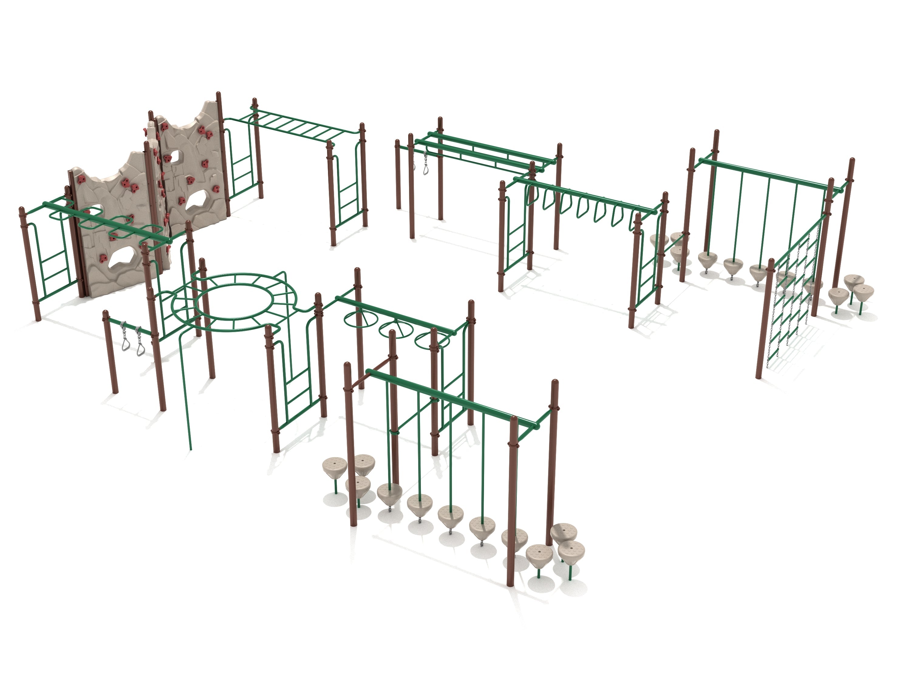 Playground Equipment Rotonda Fitness Course Playground SKU PKP238