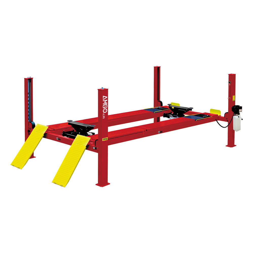AMGO 12,000 lbs 4 Post Lift Combo SKU PRO-12SX+J6A