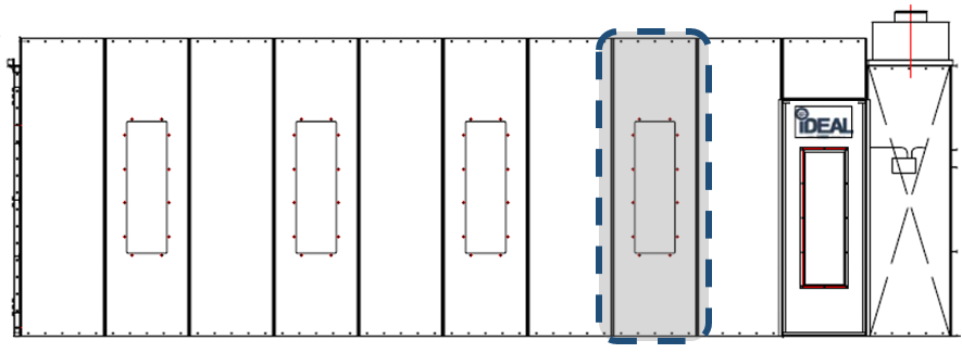 iDEAL Cross Flow Extension Kit Solid Panel or Panel w/ Light SKU PSB-AFCF-30SEPK-AK