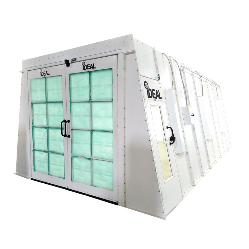 iDEAL Cross Flow Paint Booth SKU PSB-AFCF23B-3PH-230V-AK