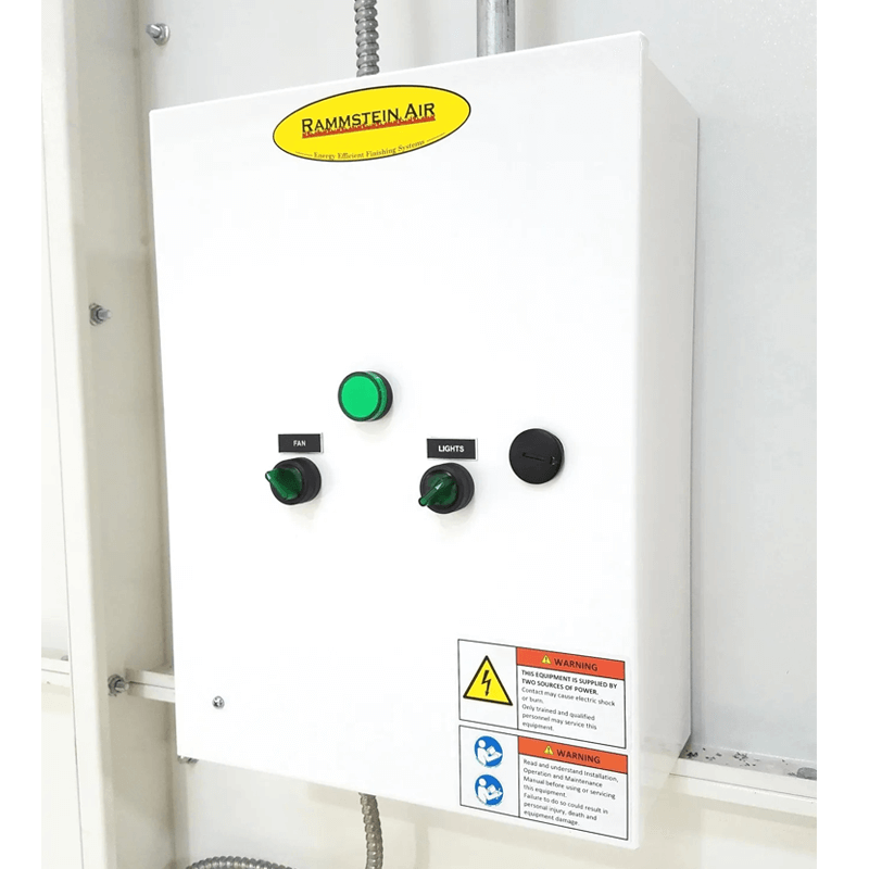 iDEAL Side Downdraft Paint Booth SKU PSB-SDD26B-3PH-230V-AK