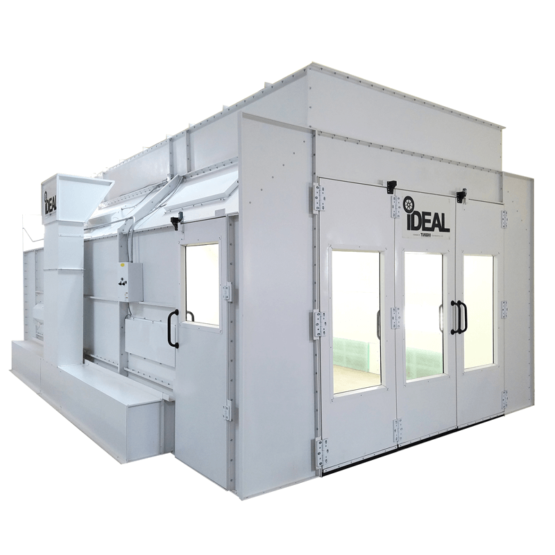 iDEAL Side Downdraft Paint Booth SKU PSB-SDD26B-3PH-230V-AK