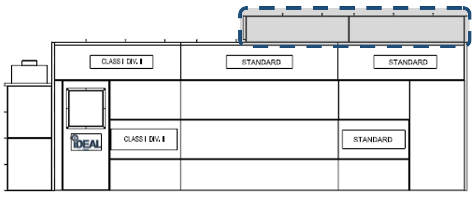 iDEAL Canopy Plenum Kit For Semi Down Paint Booth SKU PSB-SEMIDD26B-PLENUM