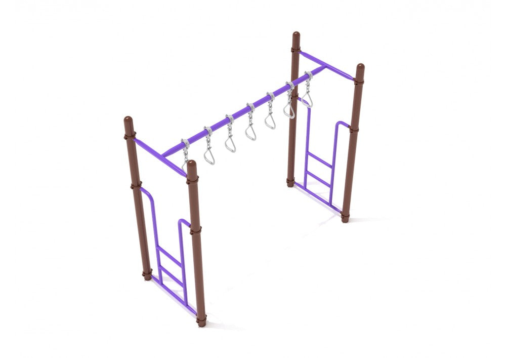 Playground Equipment Straight Swinging Ring Ladder SKU PTC009