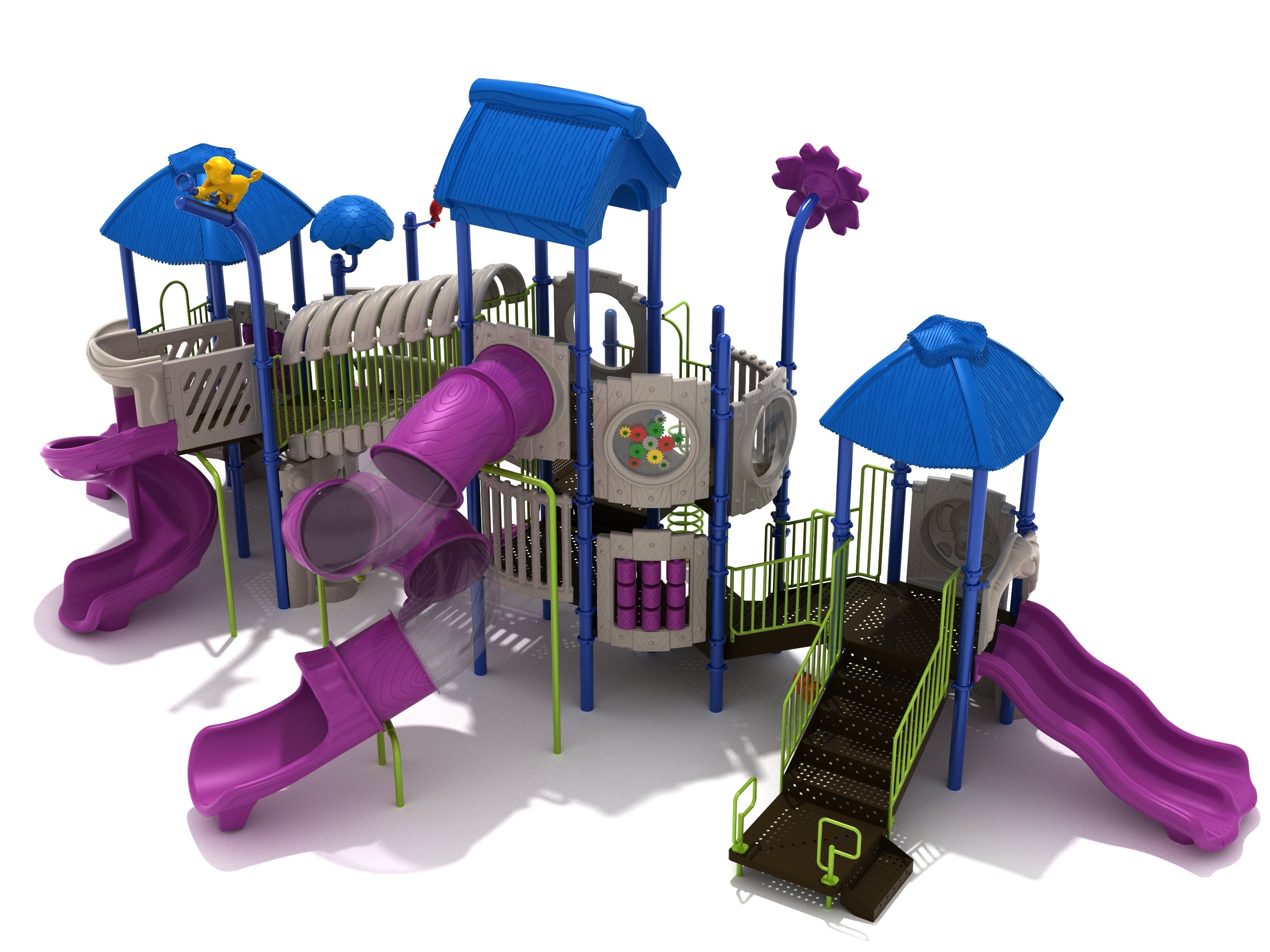 Playground Equipment Hue-Manatee Playground SKU PTH011