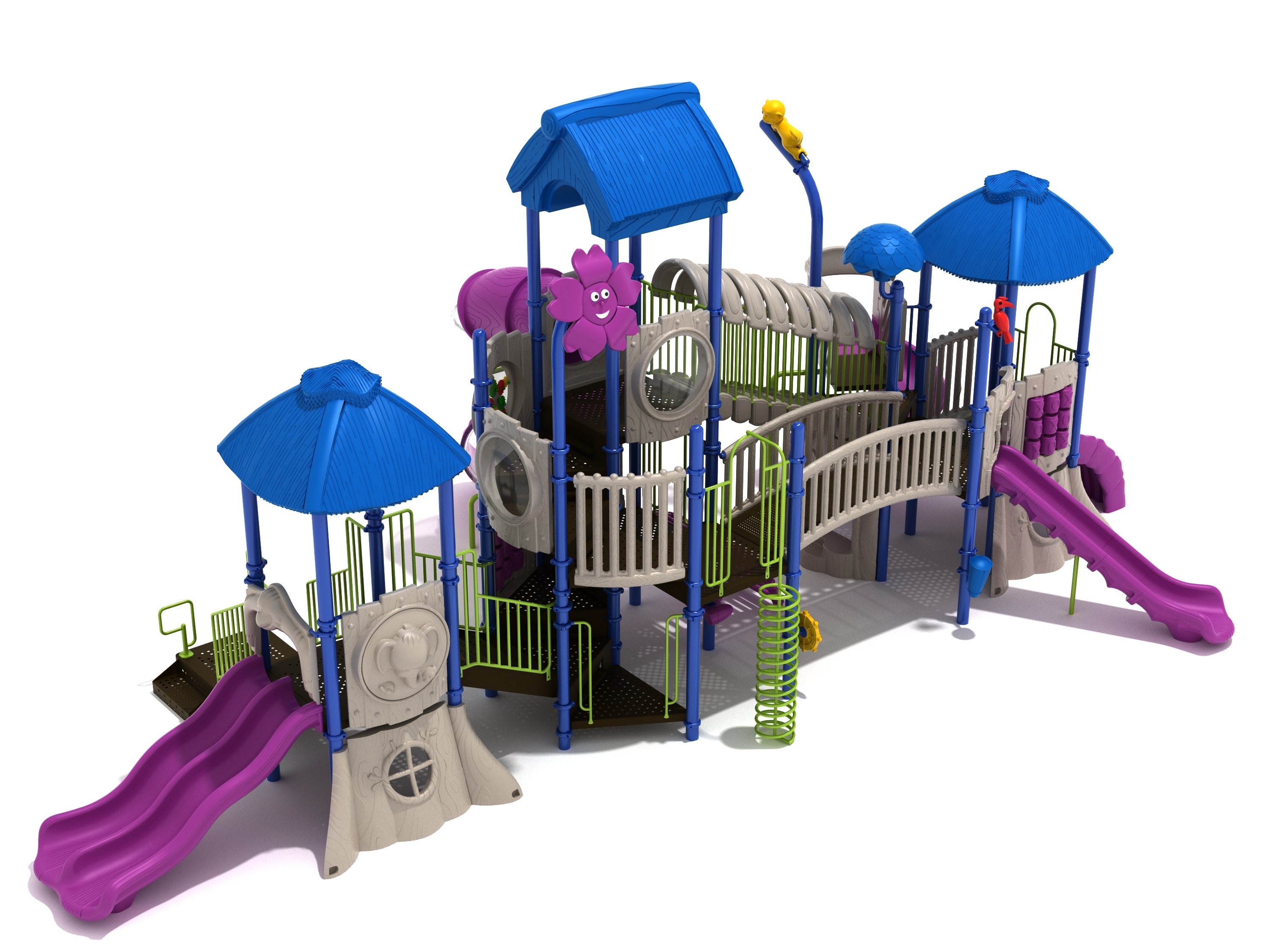 Playground Equipment Hue-Manatee Playground SKU PTH011