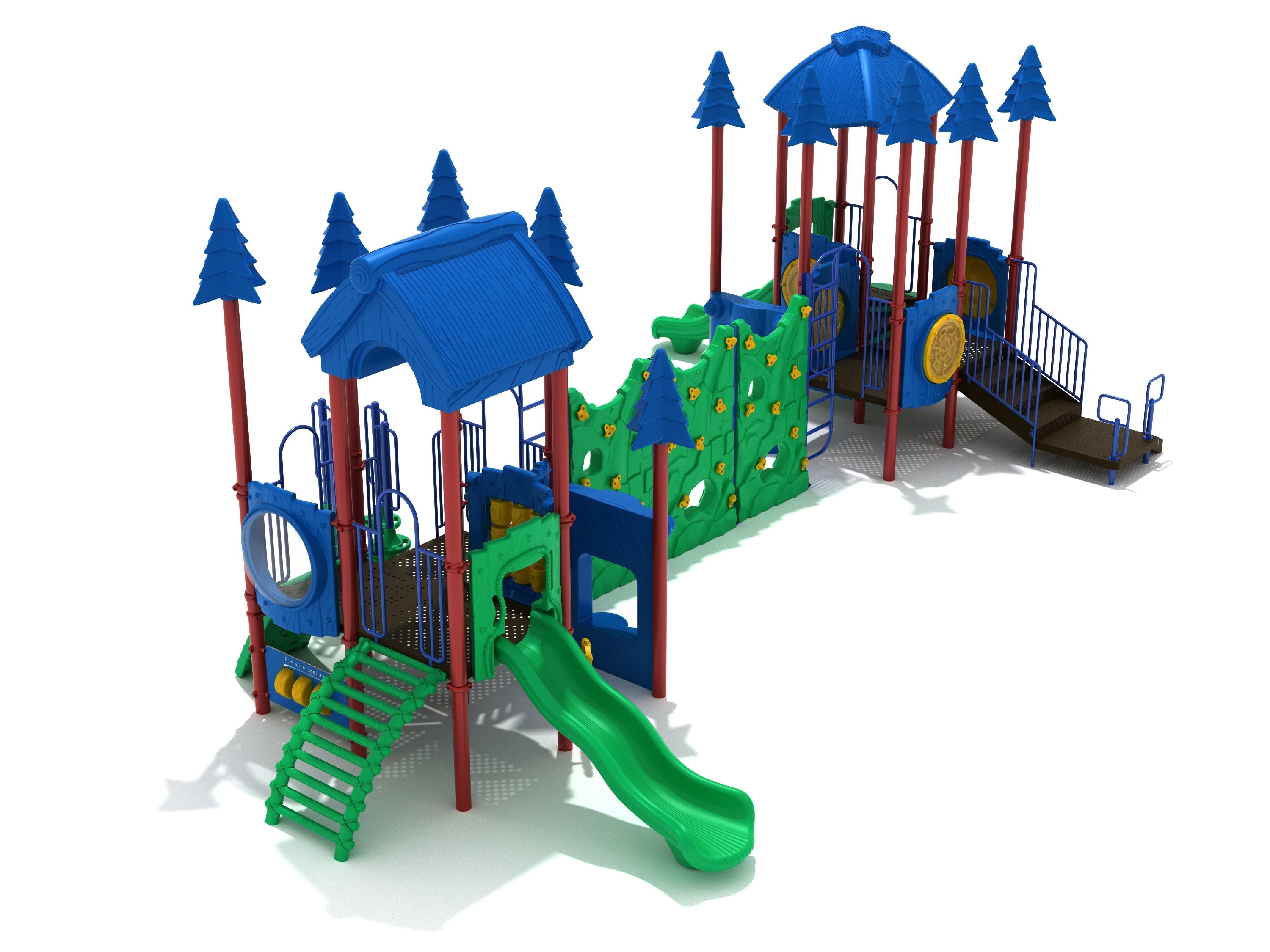 Playground Equipment Finny Fish Playground SKU PTH018