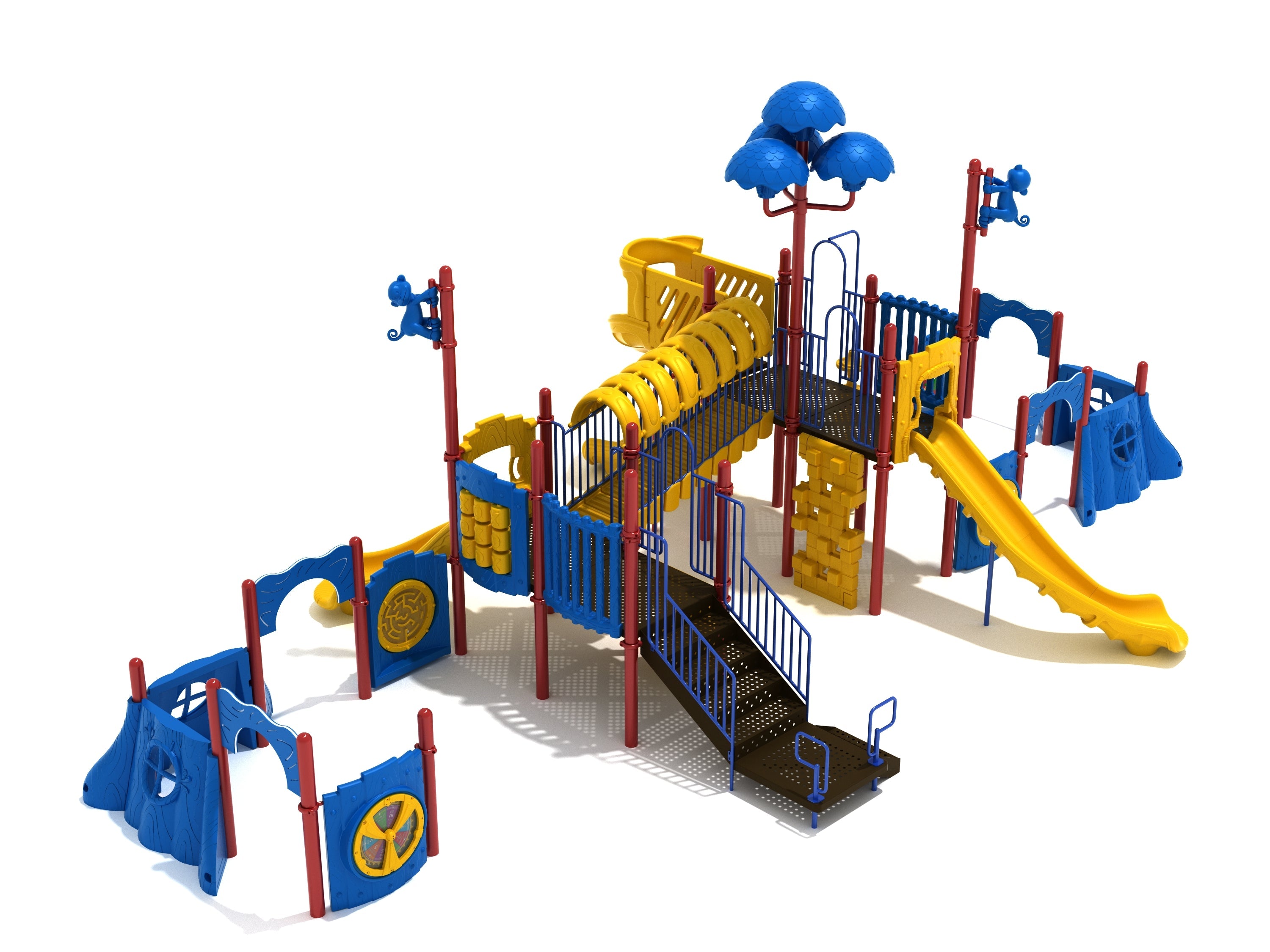 Playground Equipment Lounging Leopard Playground SKU PTH051