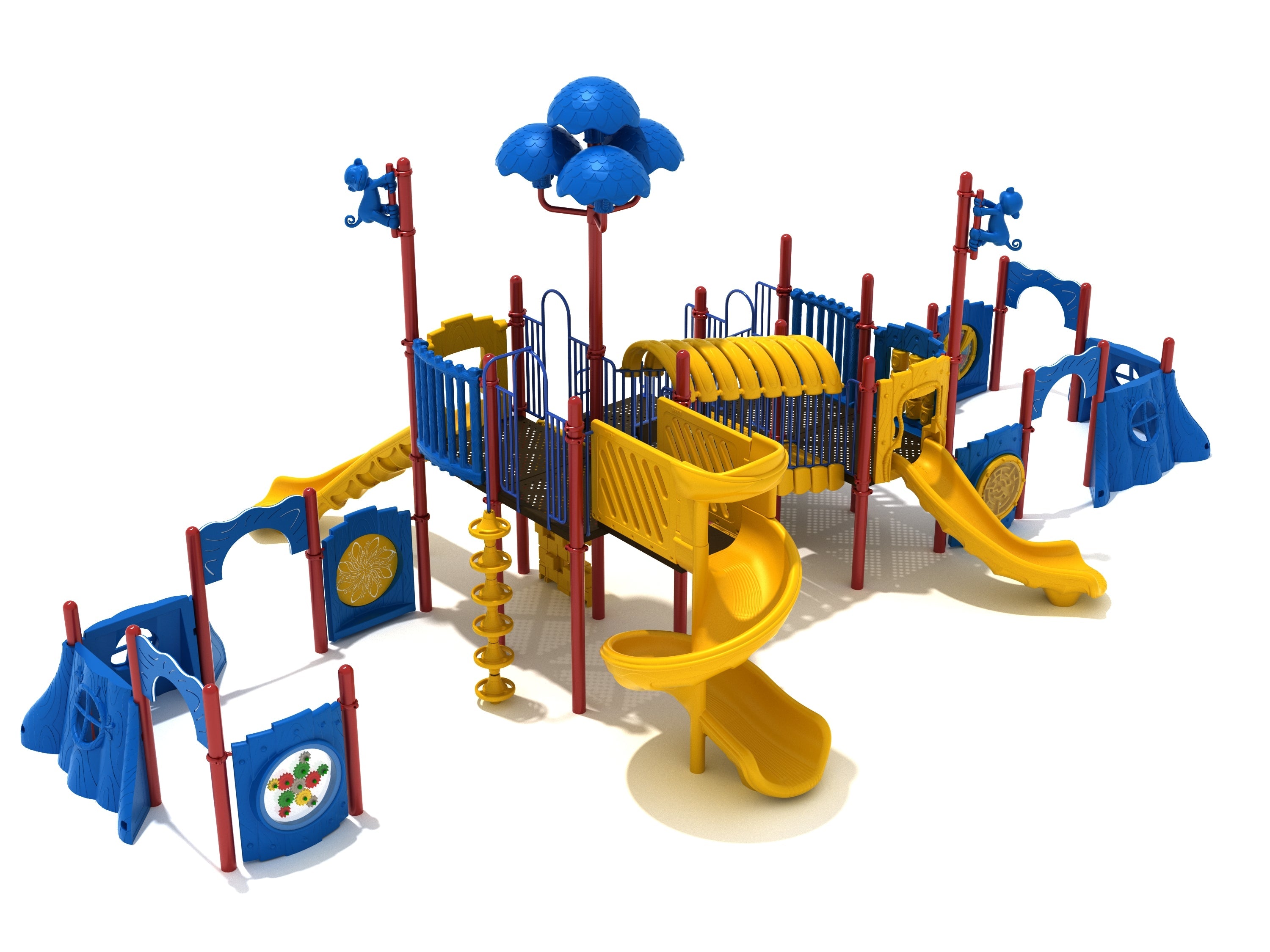 Playground Equipment Lounging Leopard Playground SKU PTH051